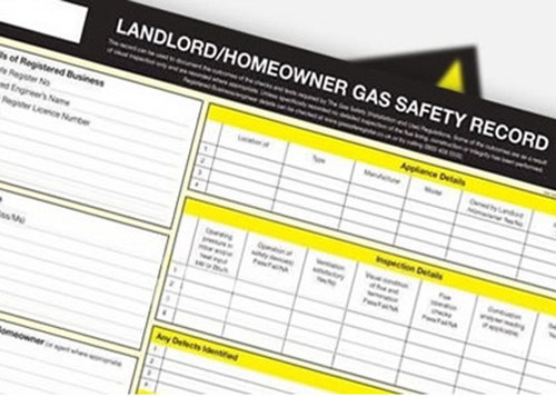 UK gas safety certificate for landlord and home owners